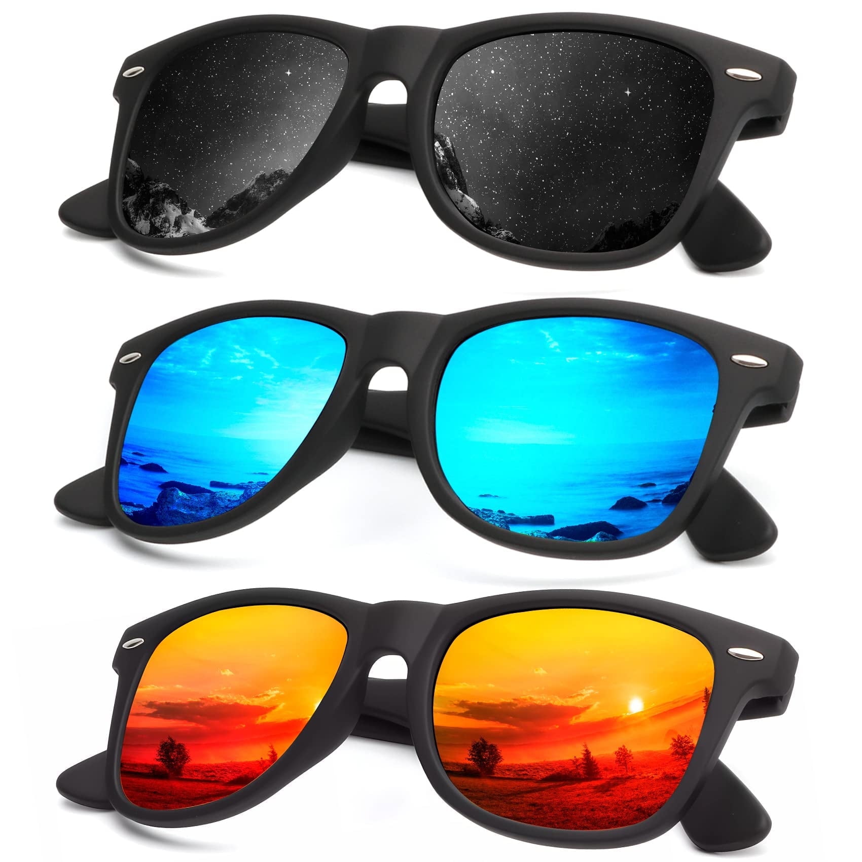 KALIYADI Polarized Sunglasses for Men and Women Matte Finish  display picture 3