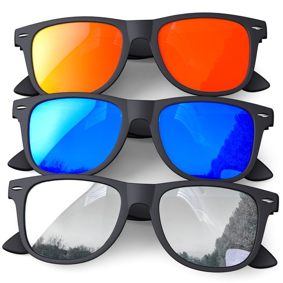 KALIYADI Sunglasses for Men and Women Retro Sun glasses Matte Finish UV400 Protection for Driving Fishing