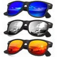 thumbnail image 1 of KALIYADI Polarized Sunglasses for Men and Women Matte Finish Sun glasses Color Mirror Lens UV Blocking (3 Pack), 1 of 8