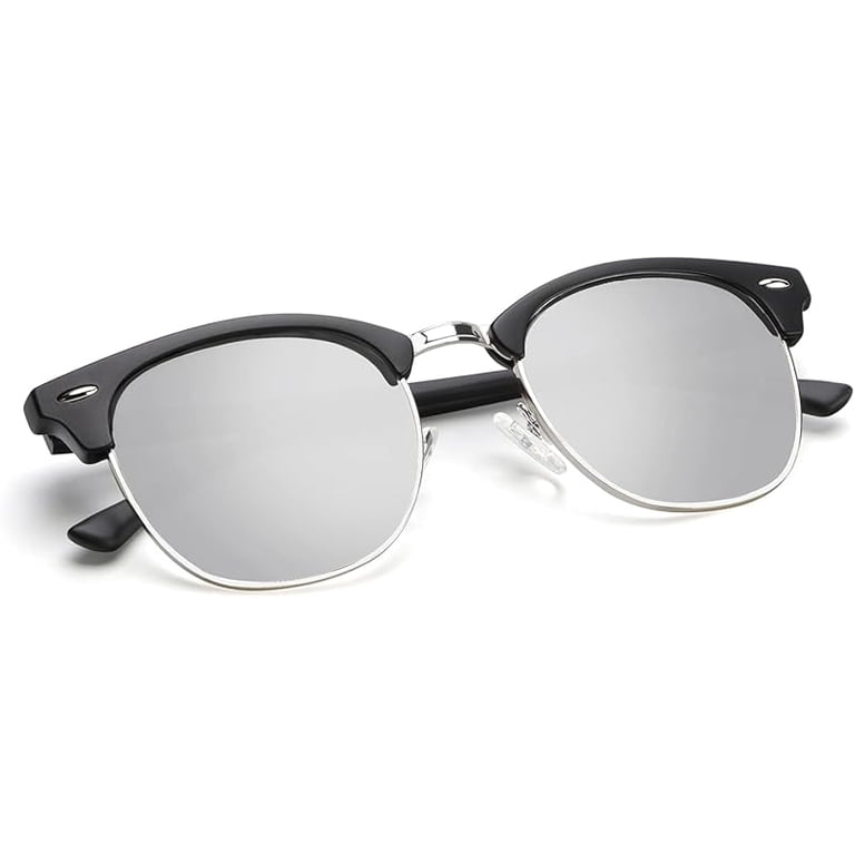 Polarized Sunglasses Semi-Rimless Frame UV Blocking Driving Polarized Sunglasses for Men and Women Semi-Rimless Frame  main image 3