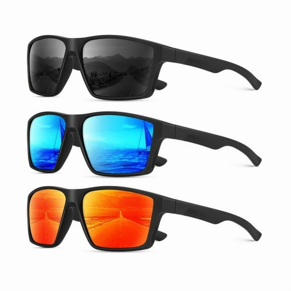 KALIYADI Sports Mens-Sunglasses Women Polarized-Sunglasses-Men: Sun Glasses with UV400 for Driving Running Cycling