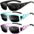 thumbnail image 1 of KALIYADI Sunglasses Fit-Over-Glasses Polarized Sunglasses-Men: Wrap Around Sunglasses Womens with UV Protection for Driving, 1 of 7