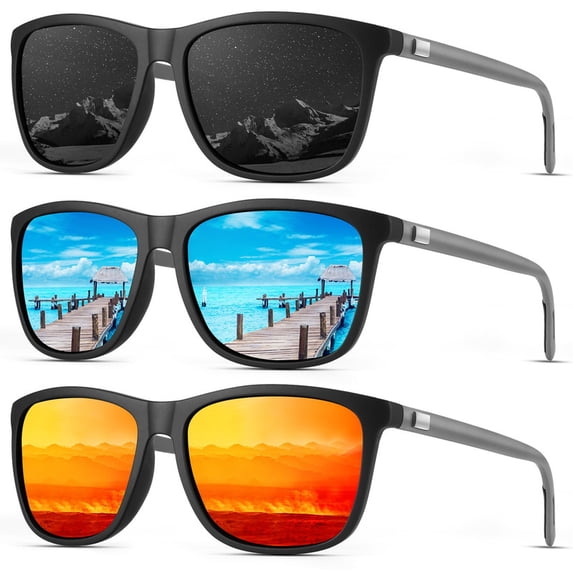 KALIYADI Sunglasses Men Sun Glasses Lightweight Classic Polarized Sunglasses for Women and Men With UV Protection