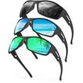 thumbnail image 1 of KALIYADI Sunglasses-Men Polarized Sports Sun-glasses: Mens Sunglasses Polarized UV Protection Driving Running Cycling Outdoor, 1 of 7