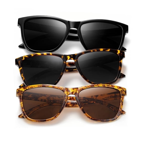 KALIYADI Polarized Sunglasses for Women Men Retro Square Sun Glasses UV Protection