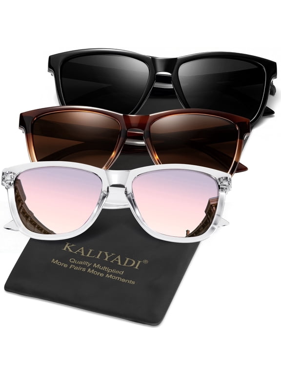 Womens Sunglasses Polarized Sunglasses Women Trendy Retro Sun Glasses with UV Protection