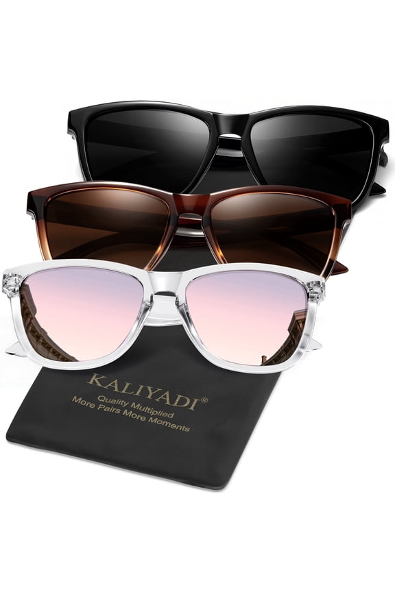 Womens Sunglasses Polarized Sunglasses Women Trendy Retro Sun Glasses with UV Protection