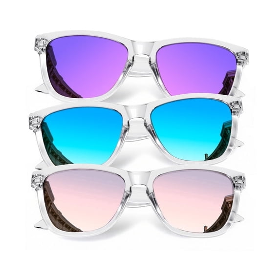 KALIYADI Polarized Sunglasses for Women Men Retro Square Sun Glasses UV Protection