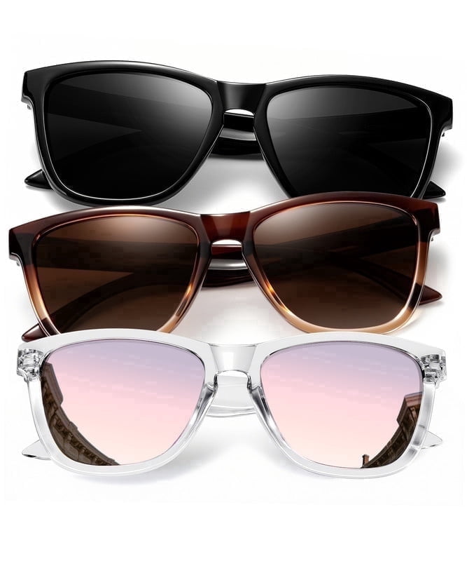 KALIYADI Womens-Sunglasses Polarized Sunglasses-Womens Trendy: Retro Sun Glasses with UV Protection for Travel Driving