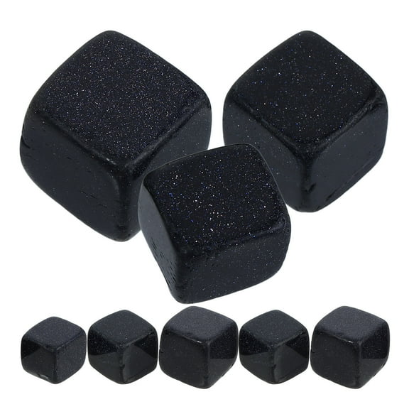 KALLORY 1 Bag Beverage Chilling Stones Whiskey Stones Ice Cubes Beverage Quartz Stones (100g/bag)