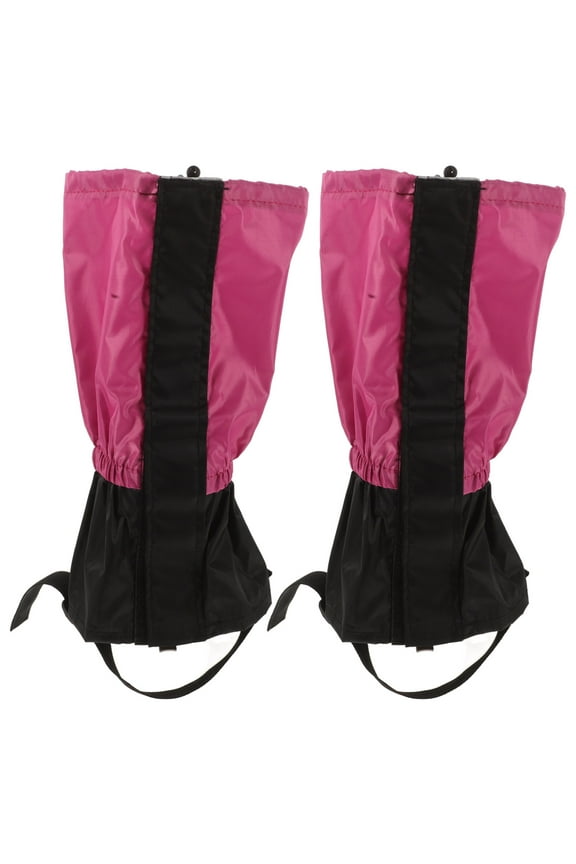 1 Pair Mountaineering Leg Gaiters Short Hiking Gaiters for Men Women Trekking Desert Crossing Water Resistant
