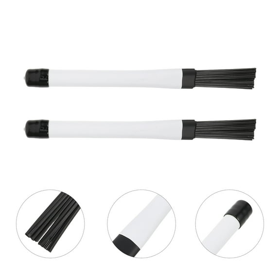 KALLORY 1 Pair Professional Drum Brushes For Snare Drum And Jazz Performances Nylon Brush Accessory