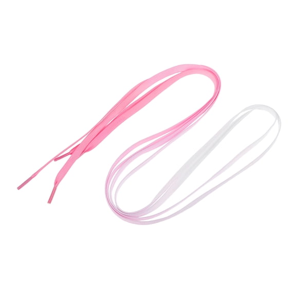 KALLORY  Gradient Color Polyester Shoelaces for Sneakers and Casual Use