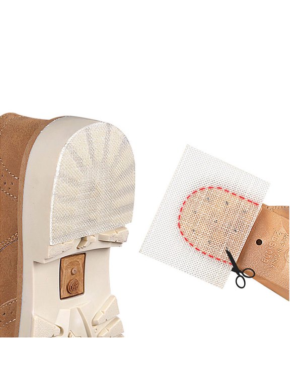 1Pair Shoe Sole Non-Slip Sticker Tpr Durable Yellow Sole Protector for High Heels
