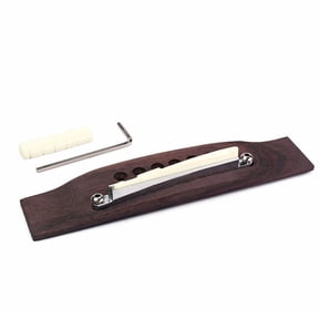 KALLORY Rosewood Acoustic Guitar Saddle Bridge with Adjustable Tone for Musicians and Guitar Enthusiasts
