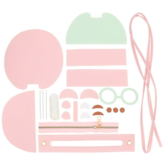 KALLORY 1 Set Diy Hand Made Bag Multi-Functional Crochet Tote Bag Kit For Beginner And Manual Training