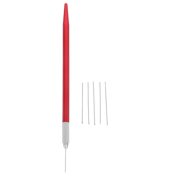 KALLORY Hair Rooting Tool with Precision Needles Assorted Colors for Beginners Hair Extensions Application