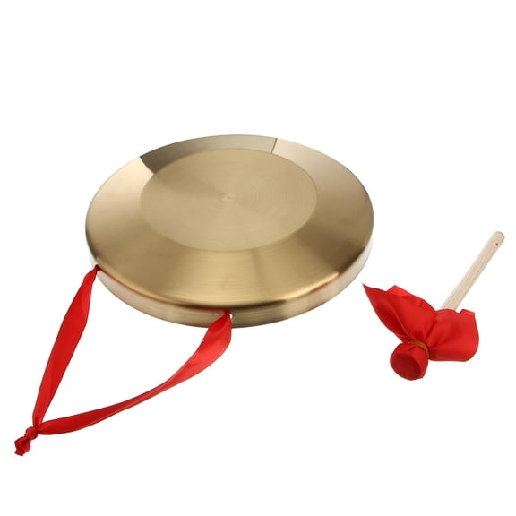 KALLORY 1 Set Golden Copper Gong for Traditional and Contemporary Percussion