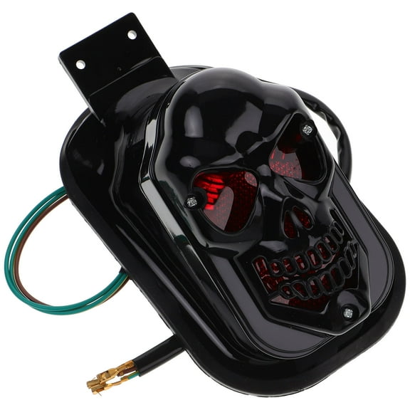 KALLORY 1 Set Individuality Skull Headlight for Motorcycle with ABS Material 7.27X4.32X4.01in