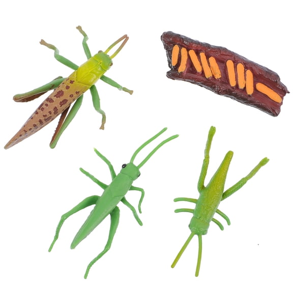 KALLORY 1 Set Life Cycle Figurines Insect Growth Cycle Models For Kids Toy Bugs Educational Activities 7.5X4X2.5CM
