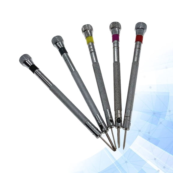 KALLORY 1 Set Mini Screw Driver for Mobile Device Disassembly in Light Grey 13*8*1.5CM