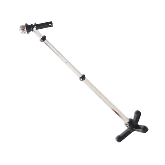 KALLORY 1 Set Miniature Mic Model Aluminium Alloy for Collection and DIY Accessory Use