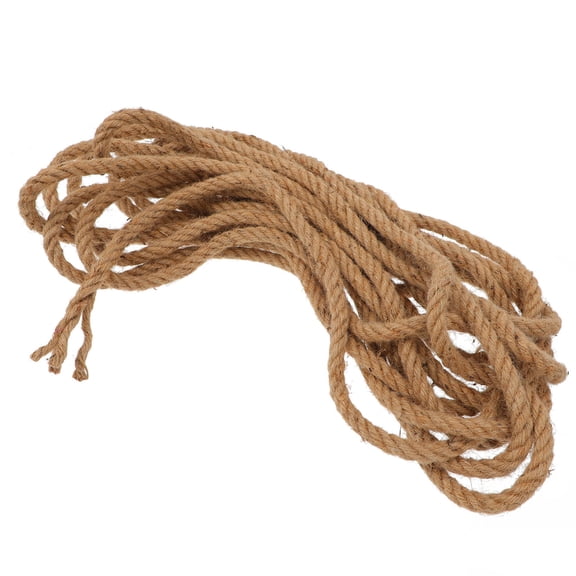 KALLORY Thick Jute Twine ng Hemp Ropes Khaki 1 Set