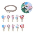 thumbnail image 1 of KALLORY 10 Assorted Color Wooden Photo Clips for Memo Note Photo Holding Perfect for Home Office Party 10pcs, 1 of 8