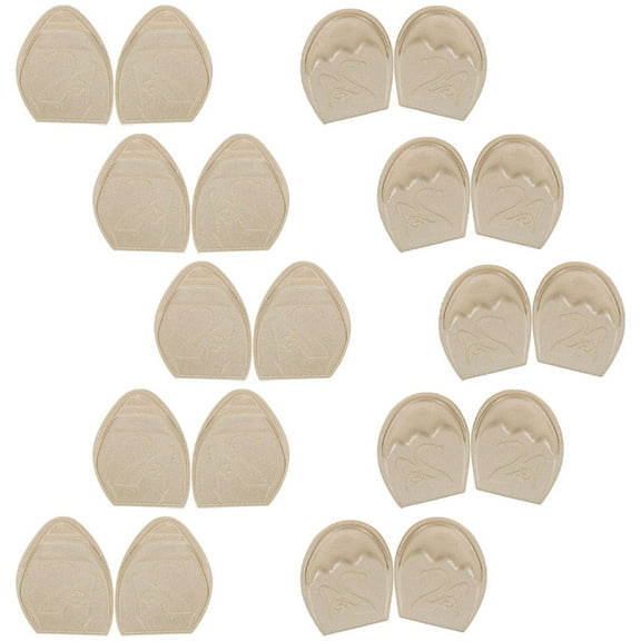 KALLORY 10 Pairs Toe Inserts for Shoes Round Tip and Pointed Tip Prevent Foot Sliding for Daily Use
