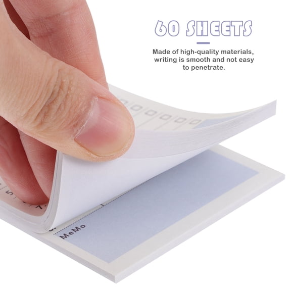 KALLORY Memo Books Simple Design For Professionals Plan Writing 10Pcs 3.93X2.83X0.2In