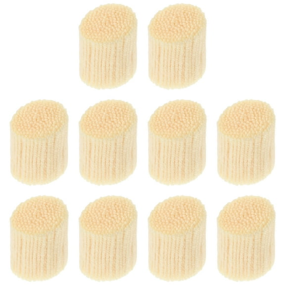 KALLORY 10 Rolls Beige Latch Hook Rug Yarn for Rug Making and Carpet Making Projects