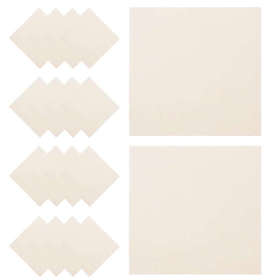 KALLORY 100 Sheets White Square Qualitative Filter Paper for Laboratory Filtration Equipment