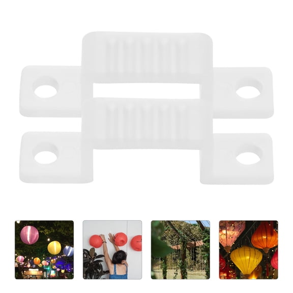 KALLORY 100pcs Light Strip Clip Light Strip Fixing Clip Light Strip Clamp Accessory