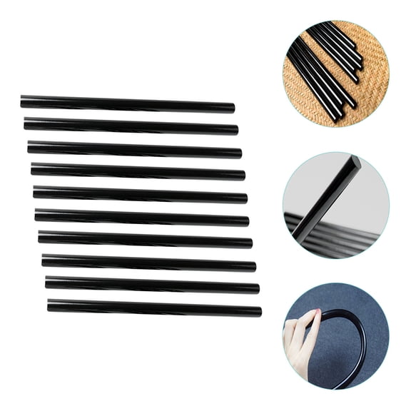 KALLORY 10Pcs Black Ca Glue for Woodworking EVA Bonding DIY Craft Handicraft Enthusiasts