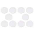 thumbnail image 1 of KALLORY 10Pcs Cotton Paint Canvas for Amateur Practice 10X10CM White Round, 1 of 8