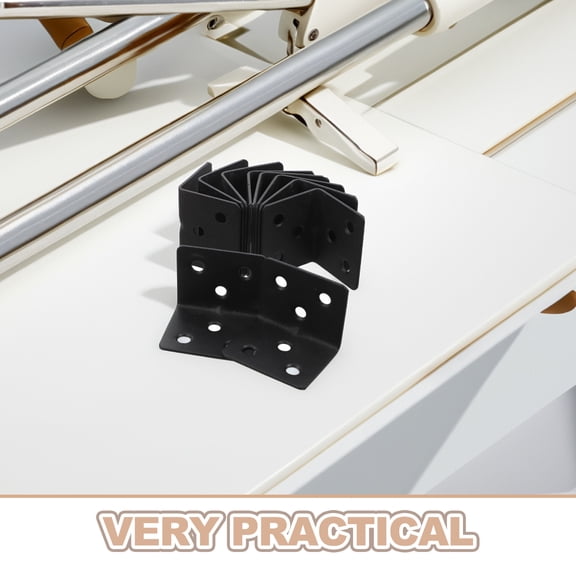 KALLORY Heavy Duty L-Brackets, Rolled Steel Furniture Support, , Wall Mount Brackets