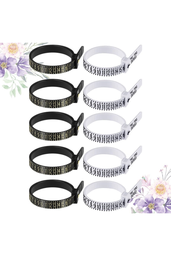 10Pcs Measurer for White Convenient Accurate Printing Portable for and Size