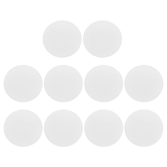 KALLORY 10Pcs White Acrylic LED Ceiling Light Diffuser Panels Softening Antiglare Light for Home