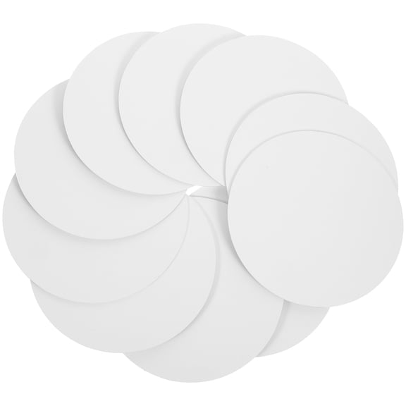 KALLORY Round Cake Board Paper Baking Accessory for Restaurant Owners at Parties 10pcs