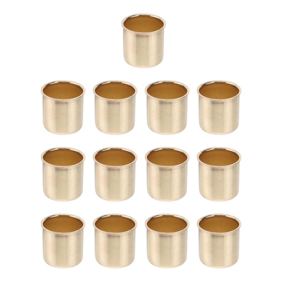 KALLORY 10-Piece Metal Candle Holders Set, Elegant Simple Design for Home Decor and Table Centerpieces