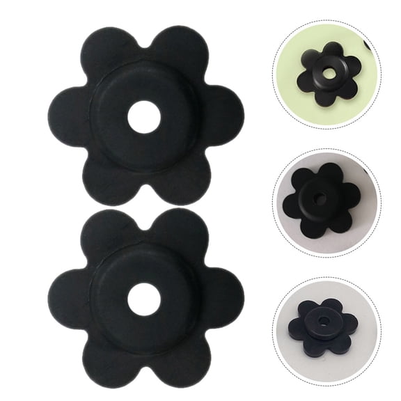 KALLORY 12Pcs Durable Rubber Garden Flag Stopper Accessories for Lawn Flags Windproof and Secure