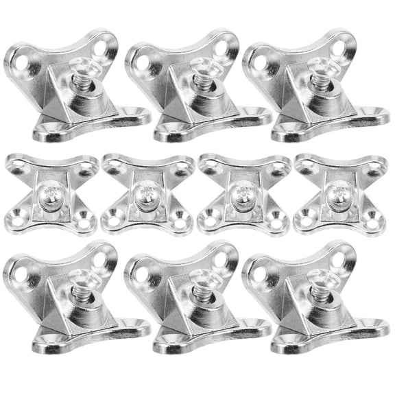 KALLORY 12Pcs L Shaped Storage Bracket Removable Corner Brace Joint Fastener for 1.4x1.2x0.8in