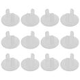 thumbnail image 1 of KALLORY 12pcs Baby Proofing Outlet Covers - Child Safety Electrical Socket Protectors - Power Plug Caps for 2-Prong Wall Outlets, 1 of 10