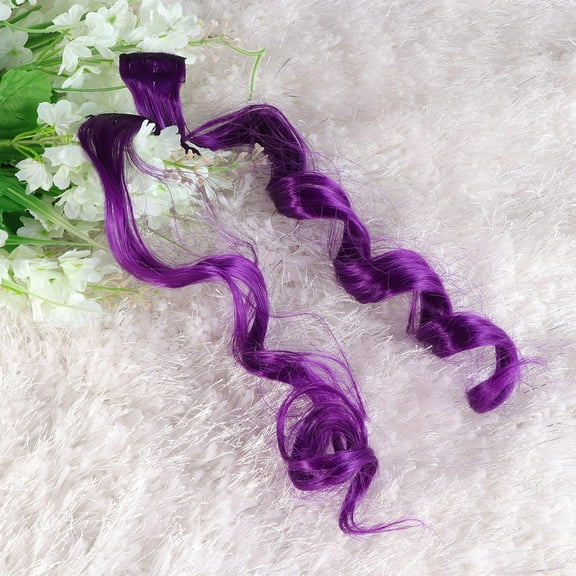 KALLORY 12pcs Curly Clip-In Hair Extensions Set, Fashion Hair Pieces for Women, Easy to Wear, Natural Look