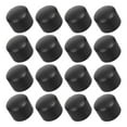 thumbnail image 1 of KALLORY 16Pcs Foosball End Caps Black Rubber Replacement Caps for Football Table Rods, 1 of 8
