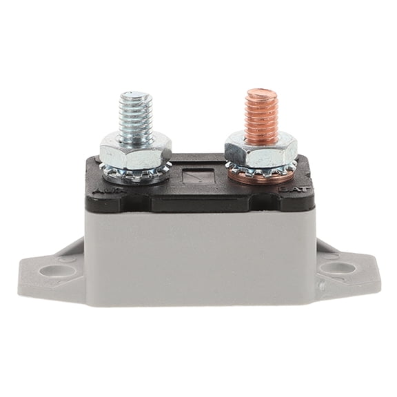 KALLORY 1Pack Circuit Breaker Fuse Multi Color Rectangular Plastic Metal Auto Reset for Car Truck Boat 5.1*3.6*2.2in