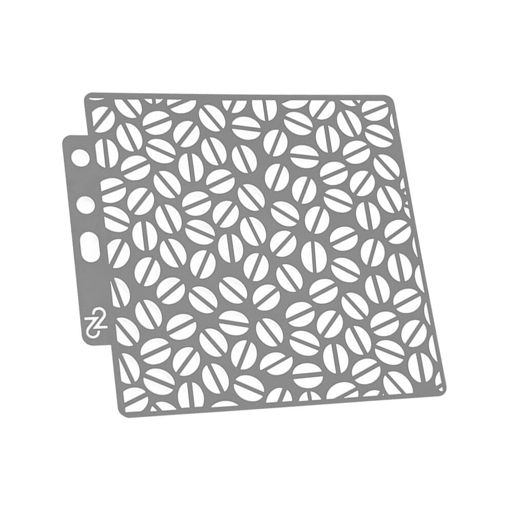 KALLORY 1Pack Geometric Drawing Templates Stencils for Artists Cake