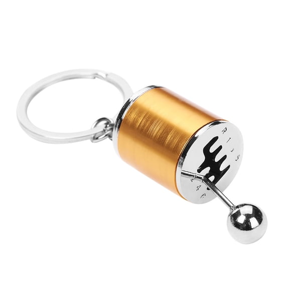 KALLORY 1Pack Golden Car Key Pendant for Everyday Use and present