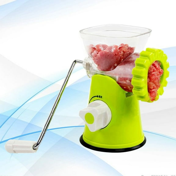 KALLORY 1Pack Hand Crank Meat Mincer for Dry and Hard Vegetables and Cooked Food