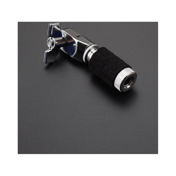 KALLORY 1Pack Hi-Hat Clutch Practical Design for Drum Parts in Light Grey Metal